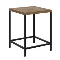 Kit 2 Banquetas Baixas Industrial Steel Quadra  - 3