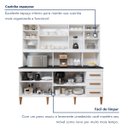 Ver imagem 6 de Kit de Cozinha Atenas 7 Portas 3 Gavetas - Kaiki Móveis Branco