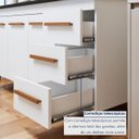 Ver imagem 5 de Kit de Cozinha Atenas 7 Portas 3 Gavetas - Kaiki Móveis Branco