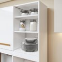 Ver mais imagens de Kit de Cozinha Atenas 7 Portas 3 Gavetas - Kaiki Móveis Branco