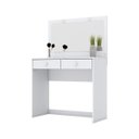 Ver imagem 3 de Penteadeira 2 Gavetas com Espelho Thais Espresso Móveis