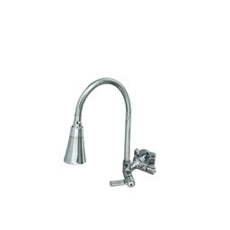 Torneira Flexivel de Parede Samer Metais com Saída para Purificador de Agua 1/4 Tubo Dois Jatos 5/8 - 1