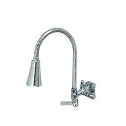 Torneira Flexivel de Parede Samer Metais com Saída para Purificador de Agua 1/4 Tubo Dois Jatos 5/8 - 2