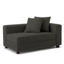Ver imagem 1 de Recamier Divã Aspen 1,40m Veludo Preto - Clique Decoraçõesações