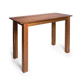 Aparador de Apoio 1,30m para Bar Rústico Decorativo com 4 Banquetas Bh em Madeira Maciça - Natural - 3