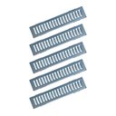 Ver imagem 1 de Kit 5 Ralo Grelha Linear e Caixilho Aço Galvanizado 10x50cm