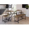 Mesa para Sala de Jantar 4 Lugares 136cm Steel Quadra  - 6