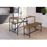 Mesa para Sala de Jantar 4 Lugares 136cm Steel Quadra  - 7