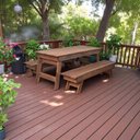 Ver imagem 2 de Mesa para Jardim Churrasco Gran Rústico