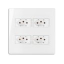 Ver imagem 1 de Conj 4 Tomadas de 10a Separado 4x4 Branco Infiniti Cor:branco