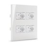 Conj 4 Tomadas de 10a Separado 4x4 Branco Infiniti Cor:branco - 2