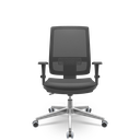 Ver imagem 1 de Cadeira Brizza Tela 3d Backplax Aluminio - Sintético Preto