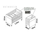 Ver imagem 5 de Quarto para Bebê Completo com Berço Evolution 4 em 1 Zaki Branco/Fosco/Savana