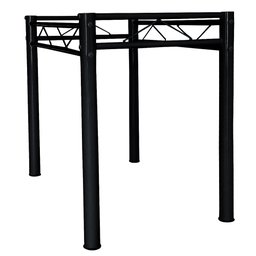 Pé de Mesa para Tampo de Pedra Granito Mármore Base de Mesa 1,00 Sala de Jantar Ql Preto - 1