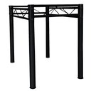 Ver imagem 1 de Pé de Mesa para Tampo de Pedra Granito Mármore Base de Mesa 1,00 Sala de Jantar Ql Preto