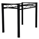 Ver imagem 3 de Pé de Mesa para Tampo de Pedra Granito Mármore Base de Mesa 1,00 Sala de Jantar Ql Preto