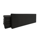 Ver imagem 5 de Cabeceira Estofada Cama Box Casal Queen King - 1 Módulo 60x20cm Veludo Preto