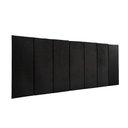 Ver imagem 2 de Cabeceira Estofada Cama Box Casal Queen King - 1 Módulo 60x20cm Veludo Preto