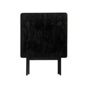 Ver imagem 2 de Mesa Dobrável 70x70cm em Madeira Maciça para Bar e Restaurante - Preta