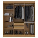 Ver imagem 4 de Guarda Roupa Casal Ipê 6 Portas Freijó Gris Fosco - Kits Paraná