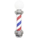 Ver imagem 3 de Barber Pole Poste Barbearia Giratório Iluminado 65cm com Globo Barbeiro Colorido Megan Cb65 CB65 COL