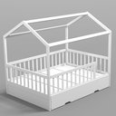 Ver imagem 1 de Cama Montessoriana Casal C/ Auxiliar