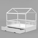 Ver imagem 2 de Cama Montessoriana Casal C/ Auxiliar