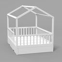 Ver imagem 3 de Cama Montessoriana Casal C/ Auxiliar