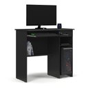 Ver imagem 2 de Mesa para Computador Parma Moderno 1 Gaveta 90cm Preto EJ Móveis