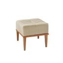 Ver imagem 1 de Puff Banqueta Banco Linus Linho Bege Medio