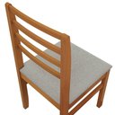 Ver imagem 7 de Conjunto Sala de Jantar Elisa em Madeira Maciça 6 Cadeiras Boucle Cinza