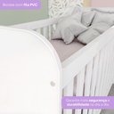 Ver imagem 7 de Quarto de Bebê Berço Guarda-Roupa e Cômoda Sonho Encantado Espresso Móveis Branco