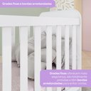 Ver mais imagens de Quarto de Bebê Berço Guarda-Roupa e Cômoda Sonho Encantado Espresso Móveis Branco