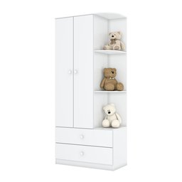 Quarto de Bebê Berço  Guarda-Roupa e Cômoda Sonho Encantado Espresso Móveis - 4