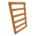 Ver imagem 4 de Kit 4 Treliças Jardim Vertical Pinus 30x50 Cm Stain Mogno