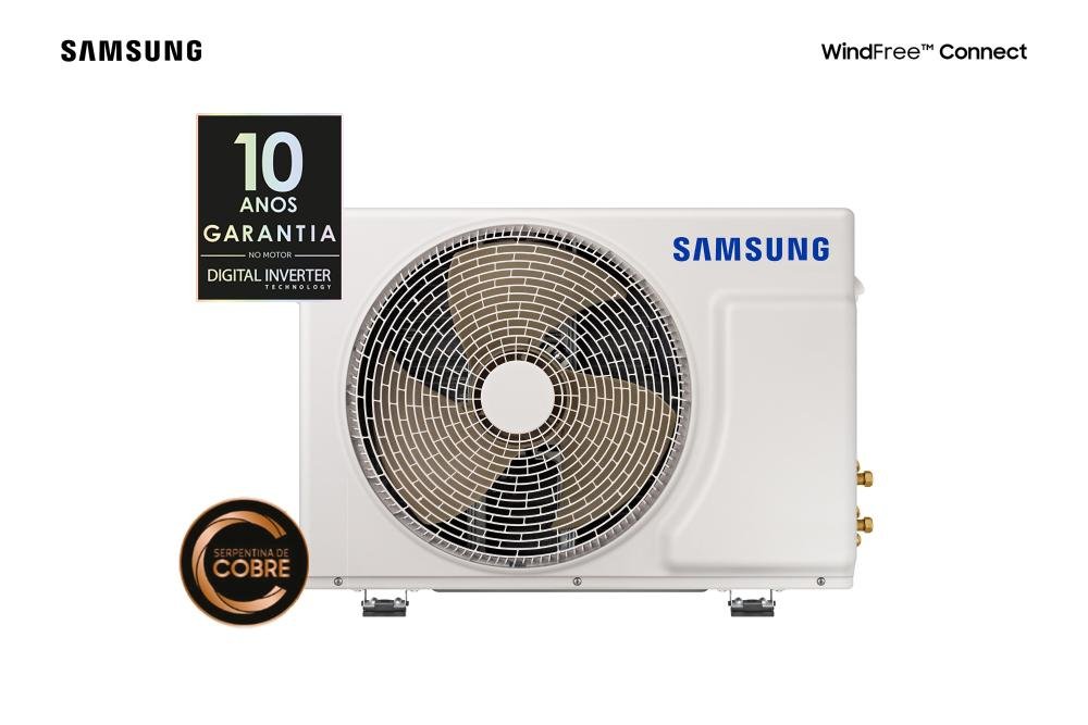 Ar Condicionado Split 9000 BTUs High Wall Inverter Samsung Wind Free Connect Quente e Frio - 4