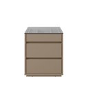 Ver imagem 1 de Mesa de Cabeceira Bianca 3 Gavetas MDP Fendi Casa D Móveis