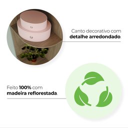 Quarto de Bebê Berço Guarda-Roupa e Cômoda Sonho Encantado Espresso Móveis - 19