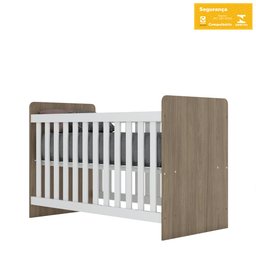 Quarto de Bebê Berço Guarda-Roupa e Cômoda Sonho Encantado Espresso Móveis - 9