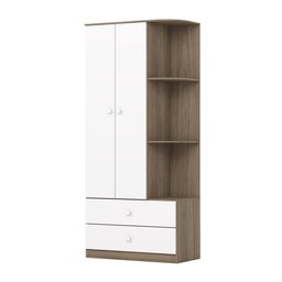 Quarto de Bebê Berço Guarda-Roupa e Cômoda Sonho Encantado Espresso Móveis Marrom/Rústico/Branco - 12 Quarto de Bebê Berço Guarda-Roupa e Cômoda Sonho Encantado Espresso Móveis Marrom/Rústico/Branco - 12