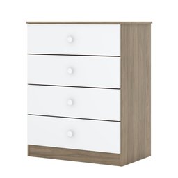 Quarto de Bebê Berço Guarda-Roupa e Cômoda Sonho Encantado Espresso Móveis - 6