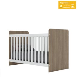 Quarto de Bebê Berço Guarda-Roupa e Cômoda Sonho Encantado Espresso Móveis - 8