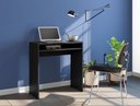 Ver imagem 3 de Mesa Escrivaninha para Notebook com 1 Prateleira Aruba - Preto