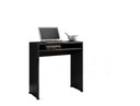 Ver imagem 1 de Mesa Escrivaninha para Notebook com 1 Prateleira Aruba - Preto