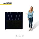 Ver imagem 3 de Cabeceira Cama Box Solteiro Dallas 90cm Veludo Azul Marinho - Desk Design