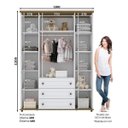 Ver mais imagens de Conjunto Quarto de Bebê Berço Mini Cama Montessoriana, Guarda-Roupa e Cômoda Carrossel Espresso Móve