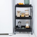 Ver imagem 6 de Carrinho Organizador 3 Andares Dobrável - Oikos