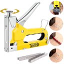 Ver imagem 7 de Grampeador Pinador Manual Profissional 3 em 1 Pressão Grampos T-u-reto 4 - 14mm | Fertak