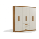 Ver imagem 1 de Guarda Roupa Casal Master 6 Portas 3 Gavetas Cinamomo Off White Formimóveis