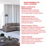 Sofá de Canto 6 Lugares com Chaise Suede Aveludado Viena  - 3